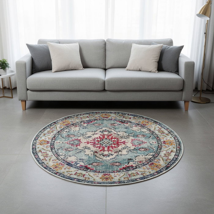 Conceptum Alfombra Turquesa 150 x 150 cm Conceptum Alfombra Turquesa 150 x 150 cm